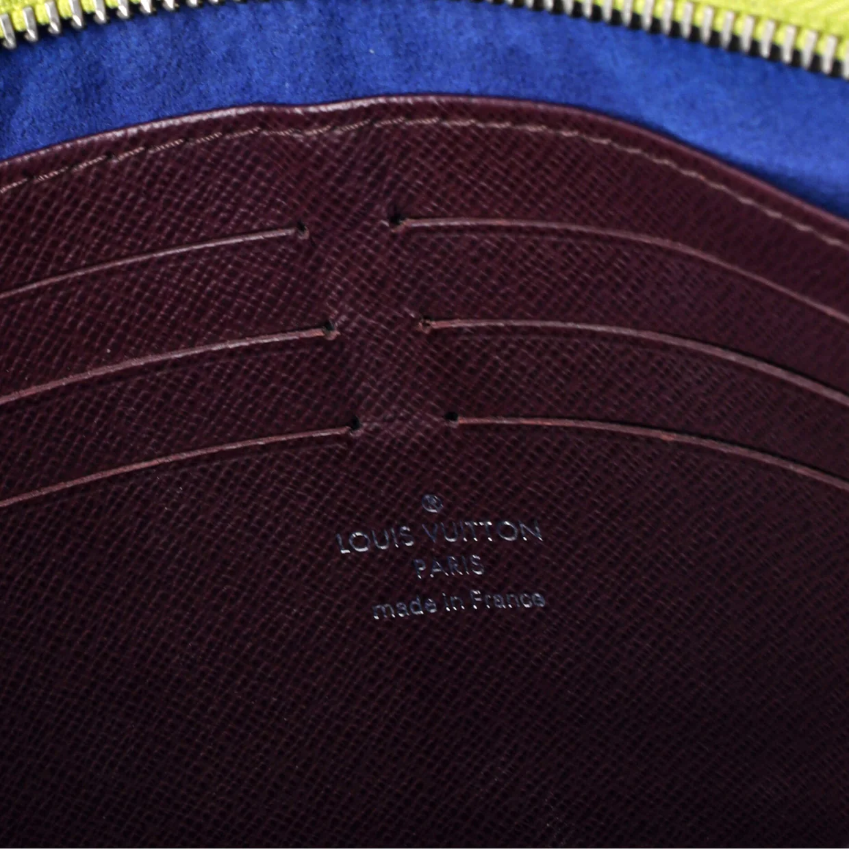 Pochette Voyage Epi Leather with Damier Graphite MM - Deep Luxury