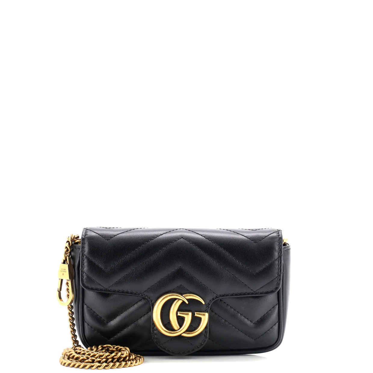 GG Marmont Flap Bag Matelasse Leather Super Mini - Deep Luxury