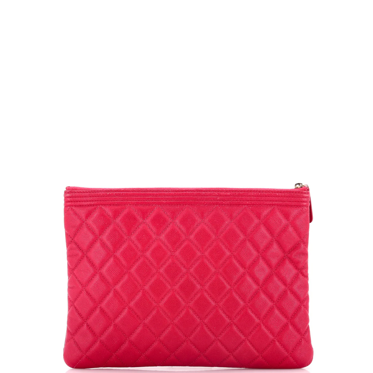 Boy O Case Clutch Quilted Caviar Medium - Deep Luxury