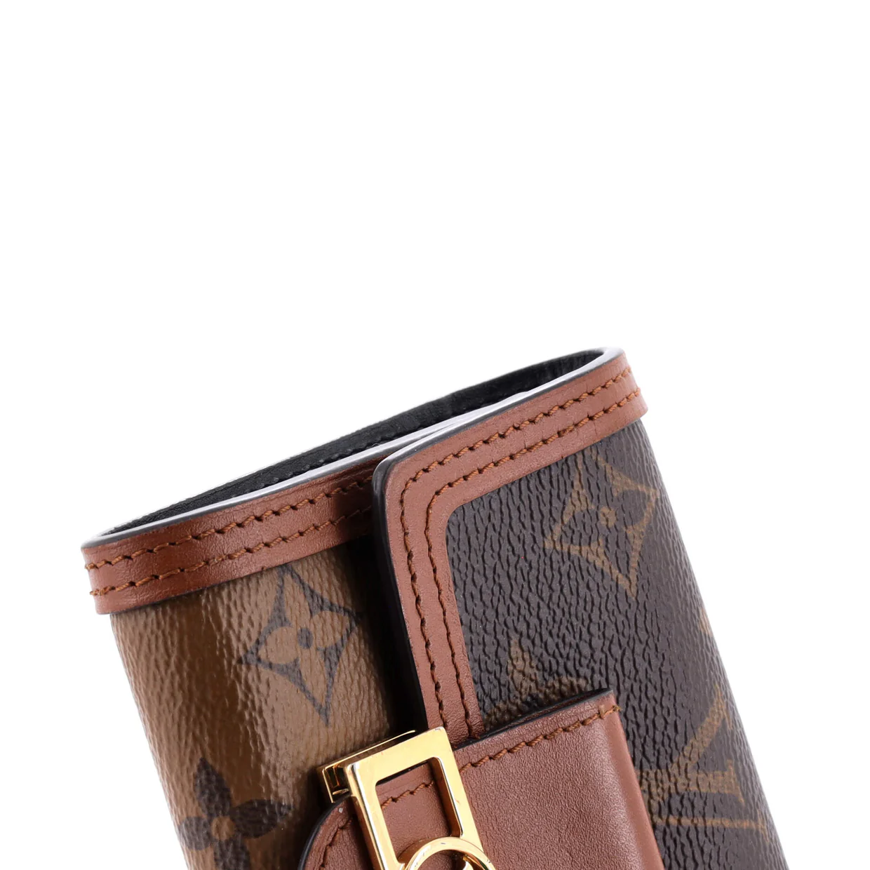 Dauphine Wallet Reverse Monogram Canvas Compact - Deep Luxury