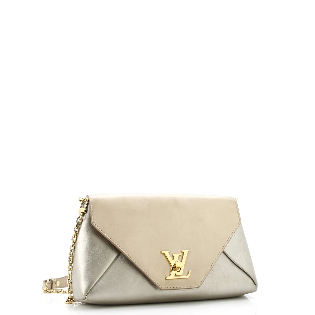 Love Note Chain Clutch Leather - Deep Luxury