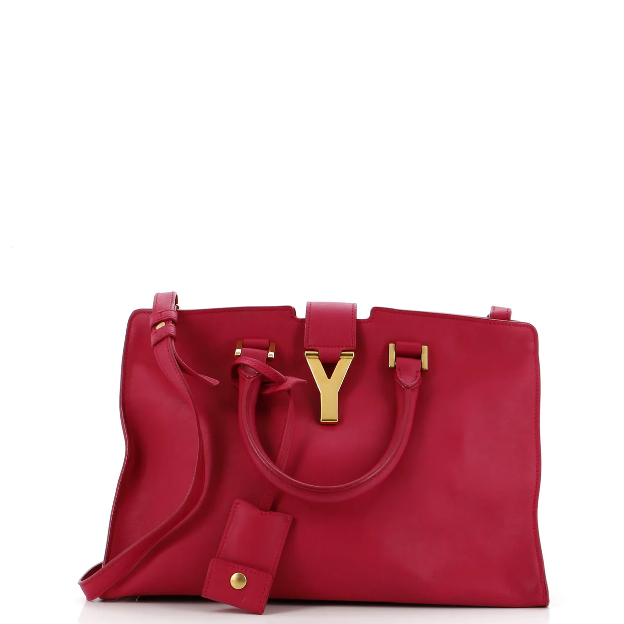 Classic Y Cabas Leather Small - Deep Luxury