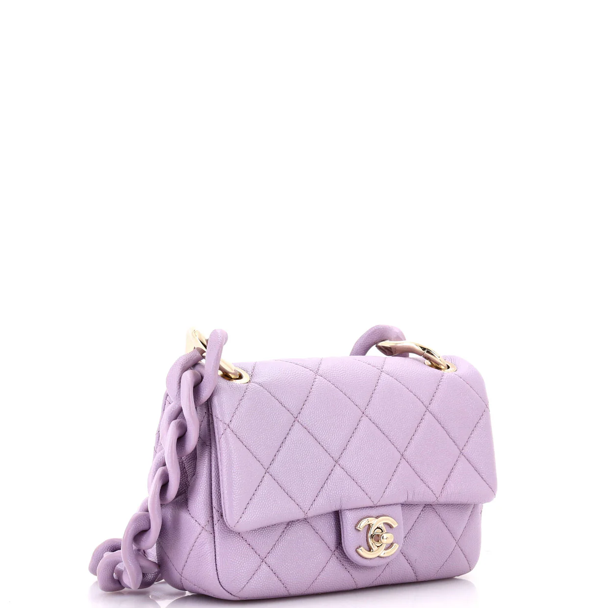Funky Match Flap Bag Quilted Caviar Mini - Deep Luxury
