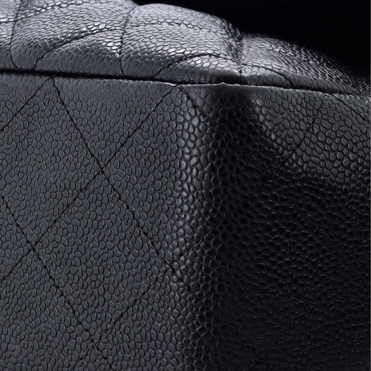 Classic Single Flap Bag Quilted Caviar Jumbo - Deep Luxury