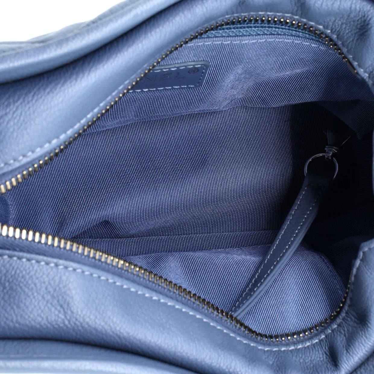 Gabrielle Hobo Quilted Goatskin and Patent Small - Deep Luxury