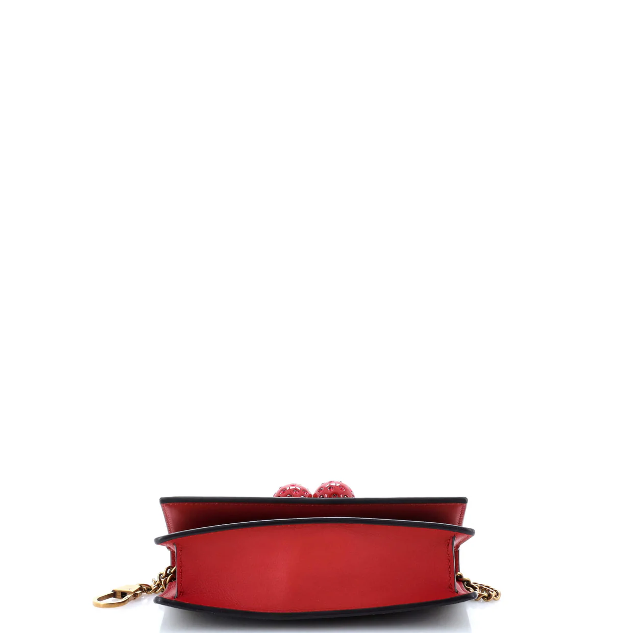 Cherries Wallet on Chain GG Coated Canvas Mini - Deep Luxury