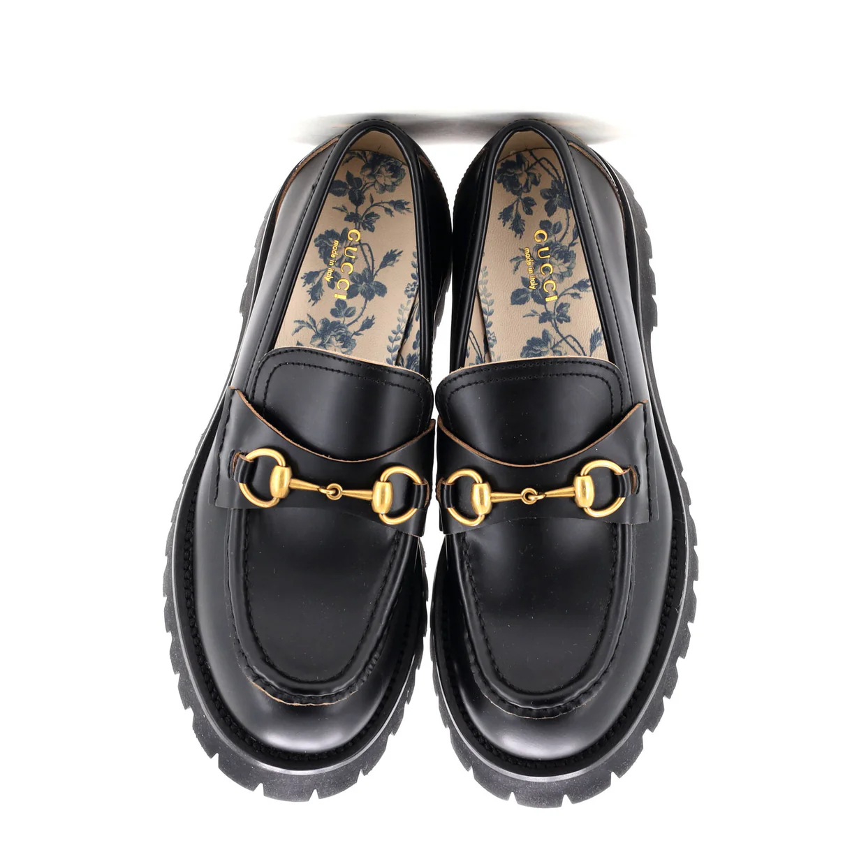 Women's Harald Horsebit Loafers GG Embossed Leather - Deep Luxury