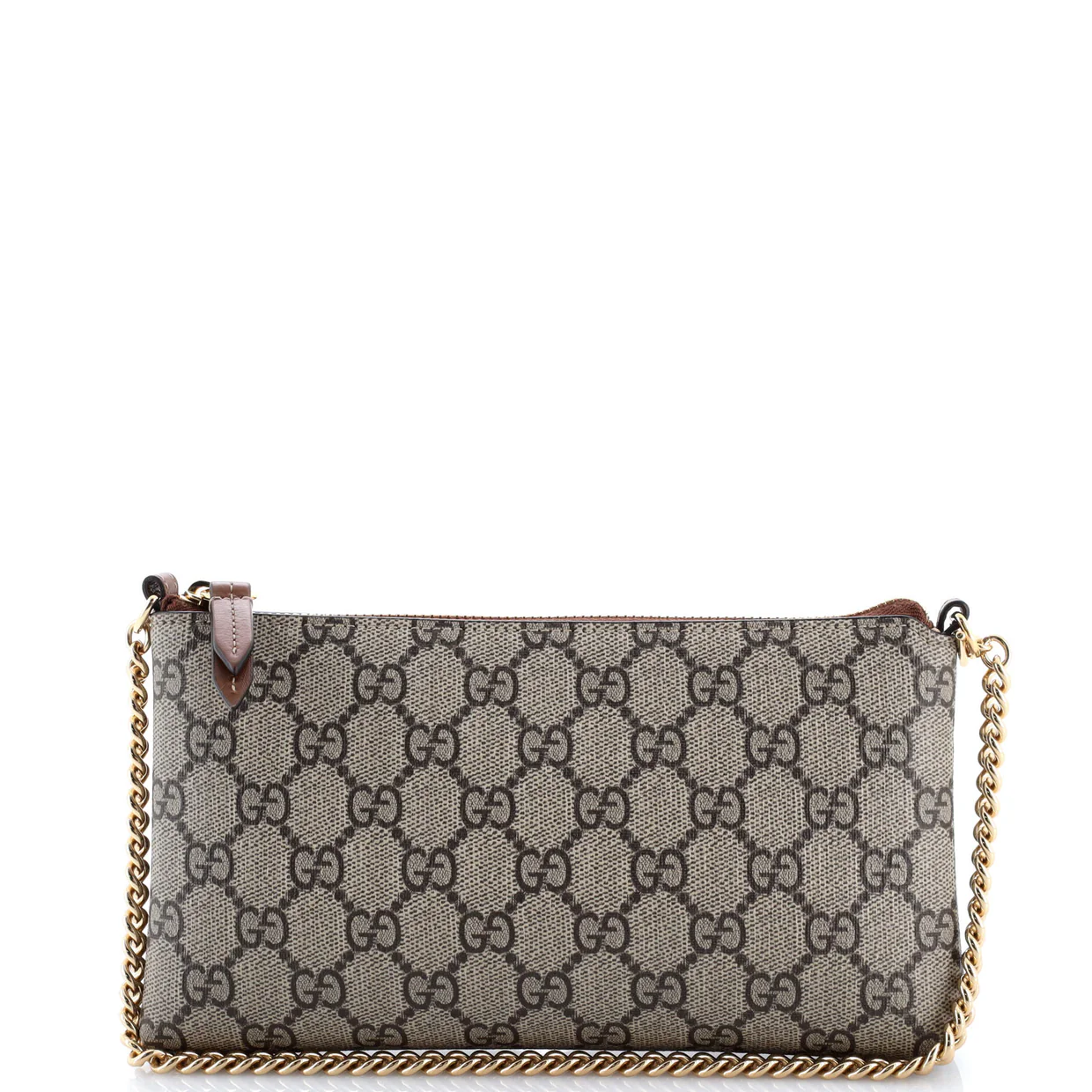 Chain Wristlet Wallet GG Coated Canvas - Deep Luxury
