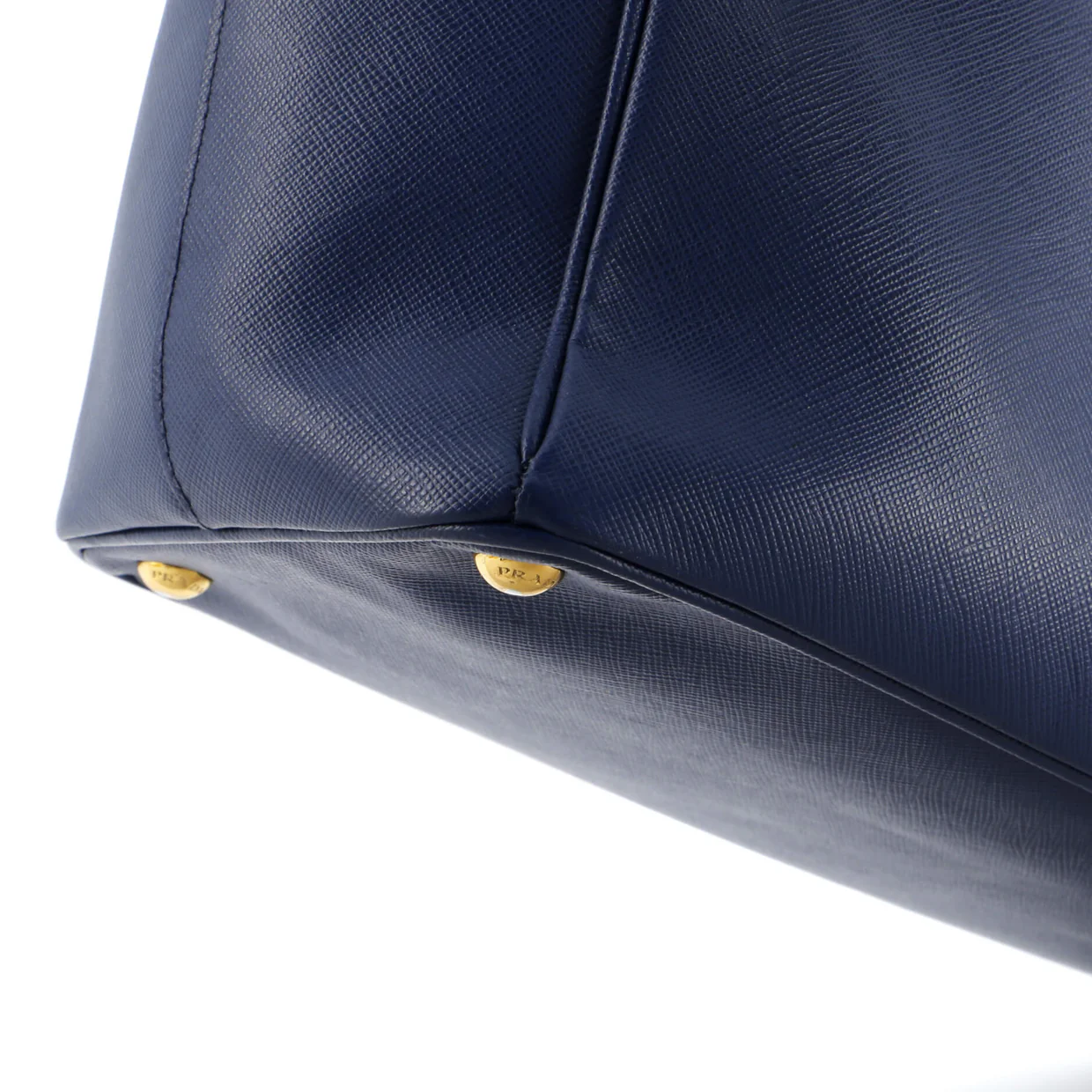 Double Zip Lux Tote Saffiano Leather Large - Deep Luxury