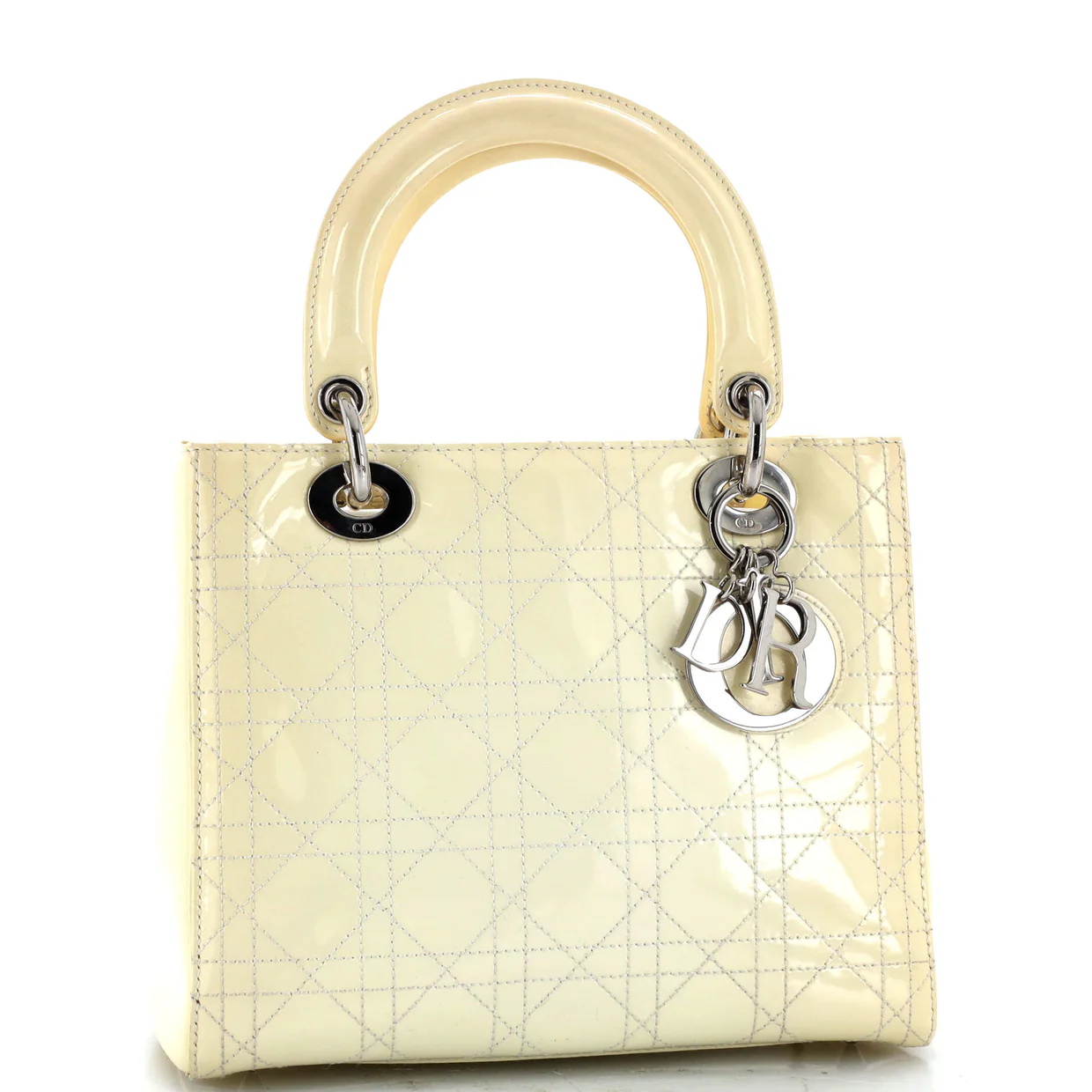 Lady Dior Bag Cannage Quilt Patent Medium - Deep Luxury