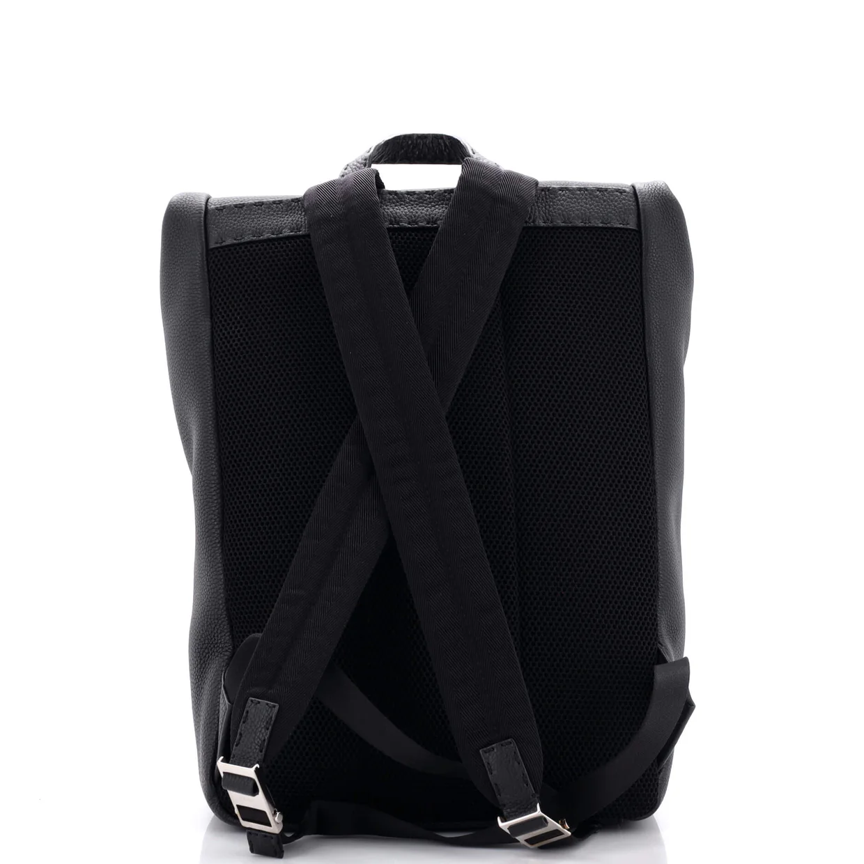 Selleria Flap Buckle Backpack Leather Mediium - Deep Luxury