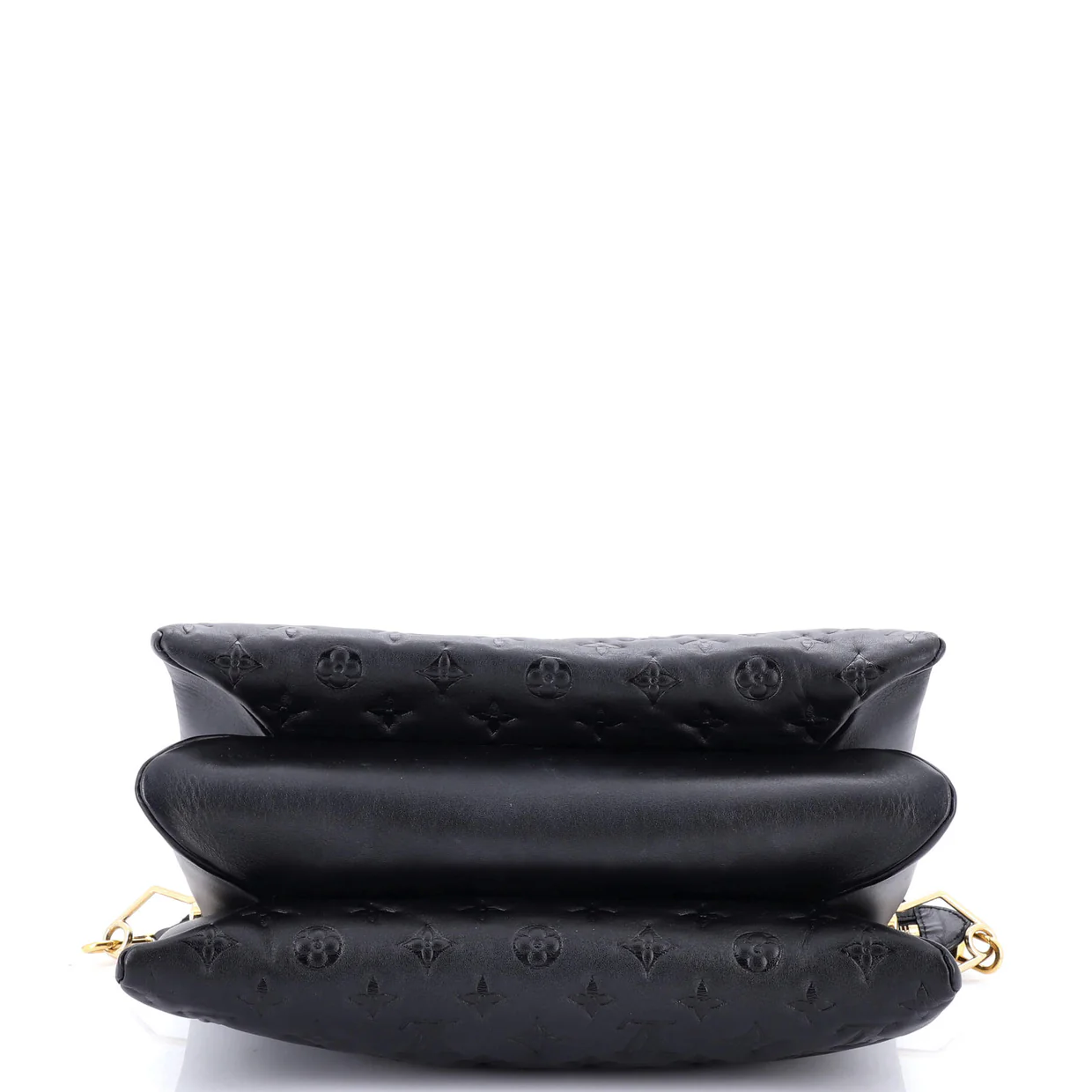 Coussin Bag Monogram Embossed Lambskin MM - Deep Luxury