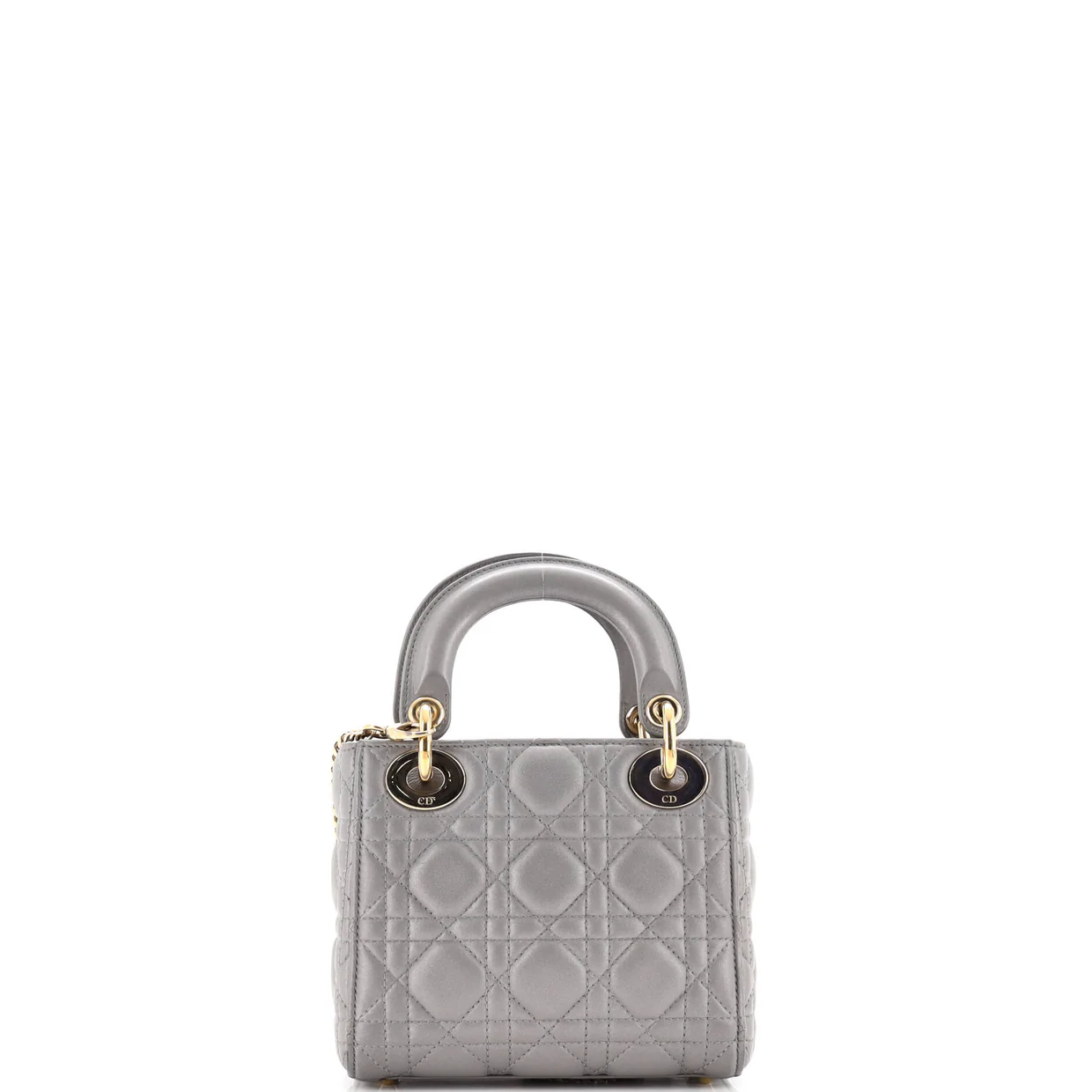 Lady Dior Chain Bag Cannage Quilt Lambskin Mini - Deep Luxury