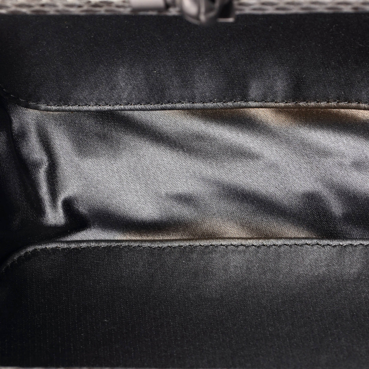 Box Knot Clutch Intrecciato Satin Small - Deep Luxury