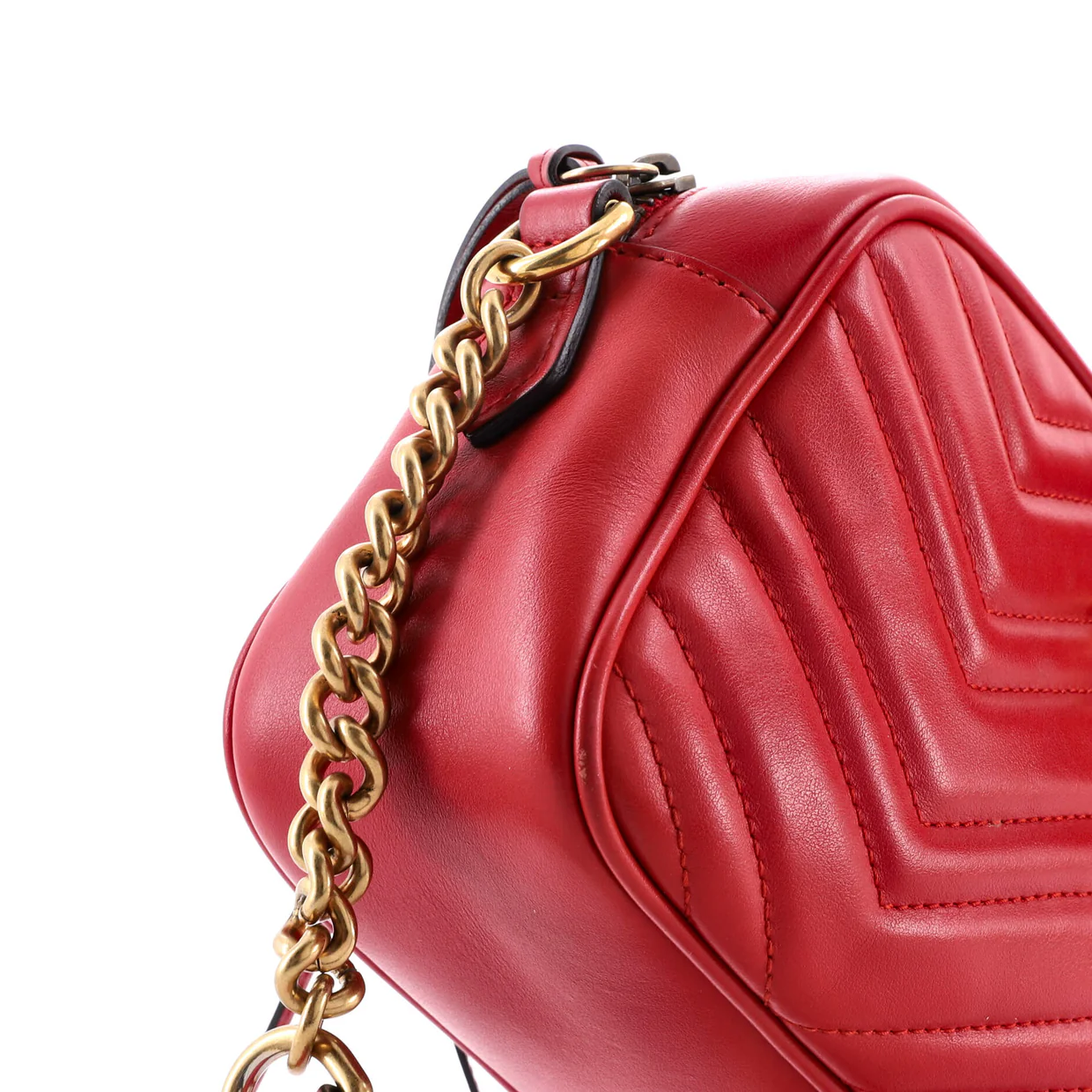 GG Marmont Shoulder Bag Matelasse Leather Small - Deep Luxury