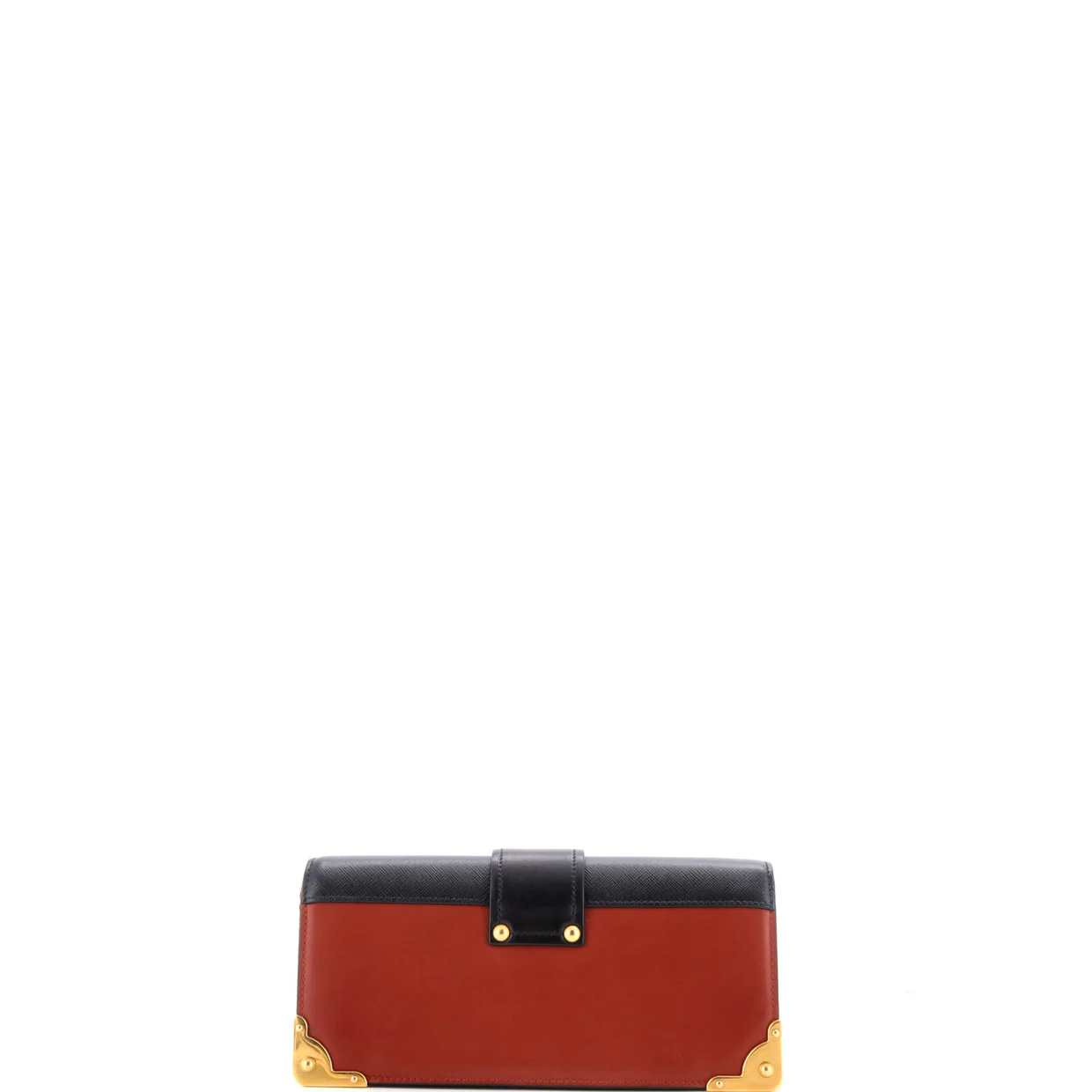 Cahier Chain Clutch City Calf and Saffiano - Deep Luxury