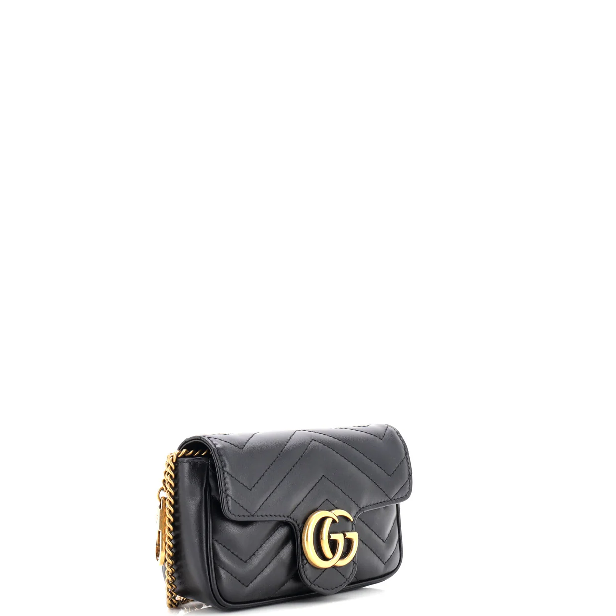 GG Marmont Flap Bag Matelasse Leather Super Mini - Deep Luxury