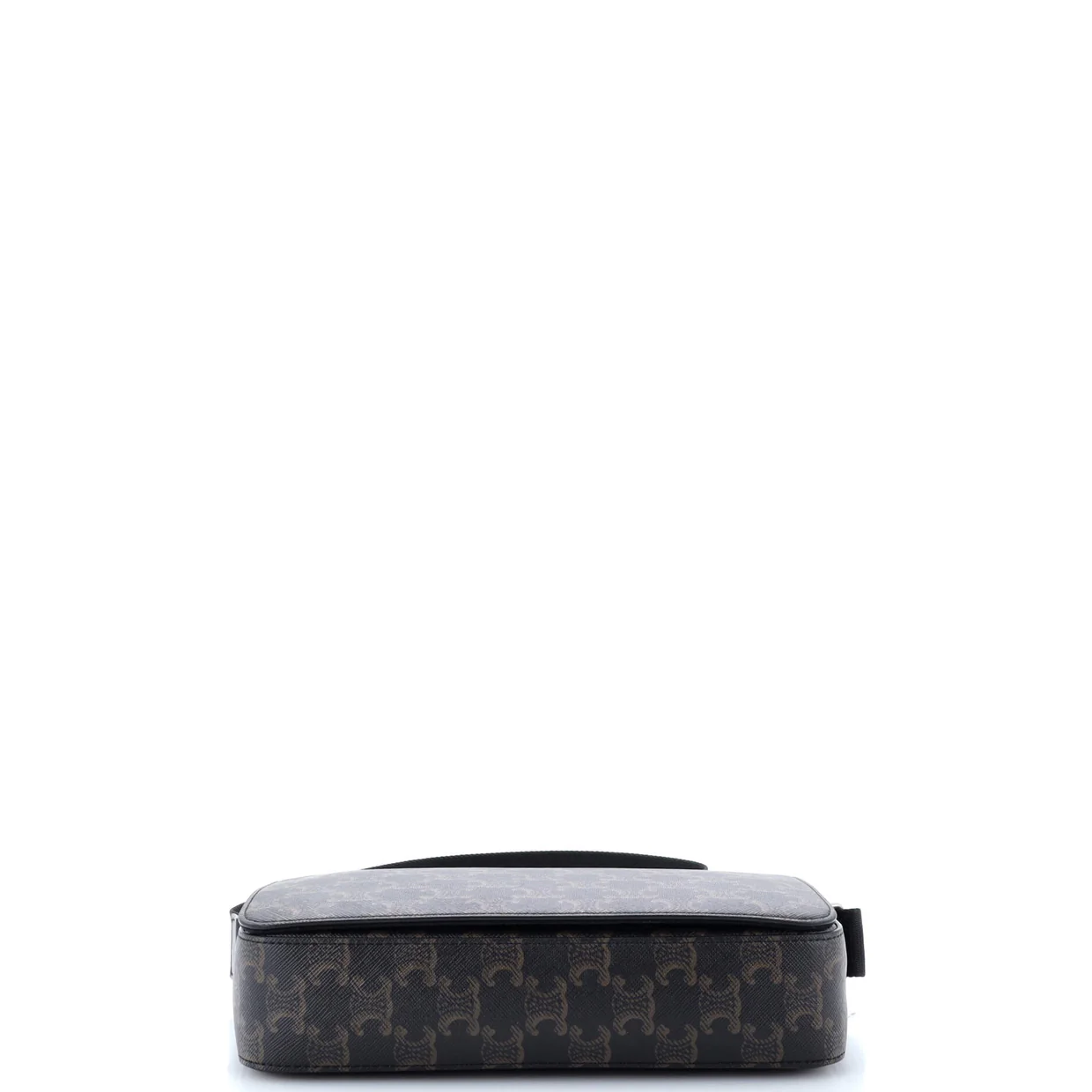 Flap Messenger Bag Triomphe Coated Canvas Medium - Deep Luxury