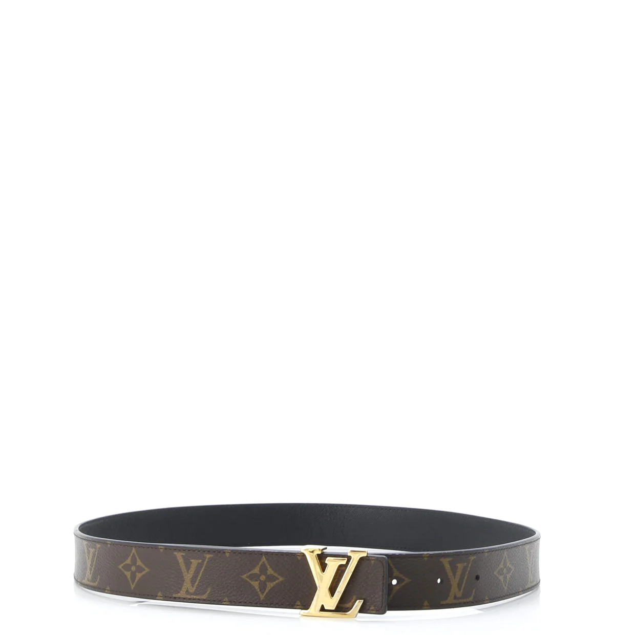 LV Initiales Reversible Belt Monogram Canvas and Leather Medium - Deep Luxury