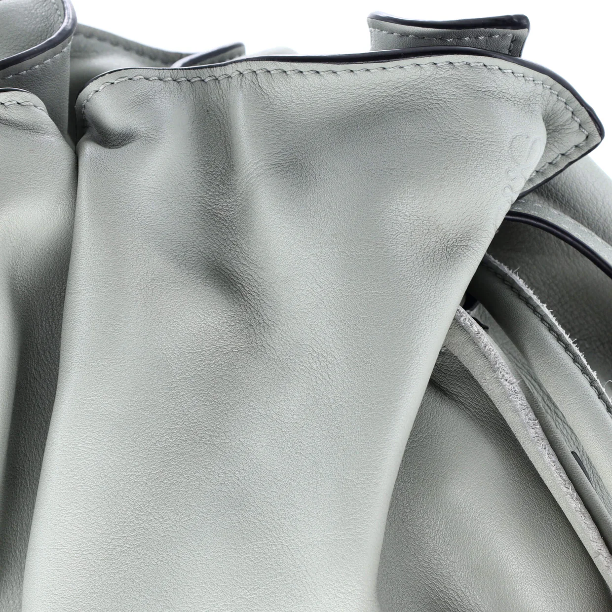 Flamenco Knot Clutch Leather Medium - Deep Luxury