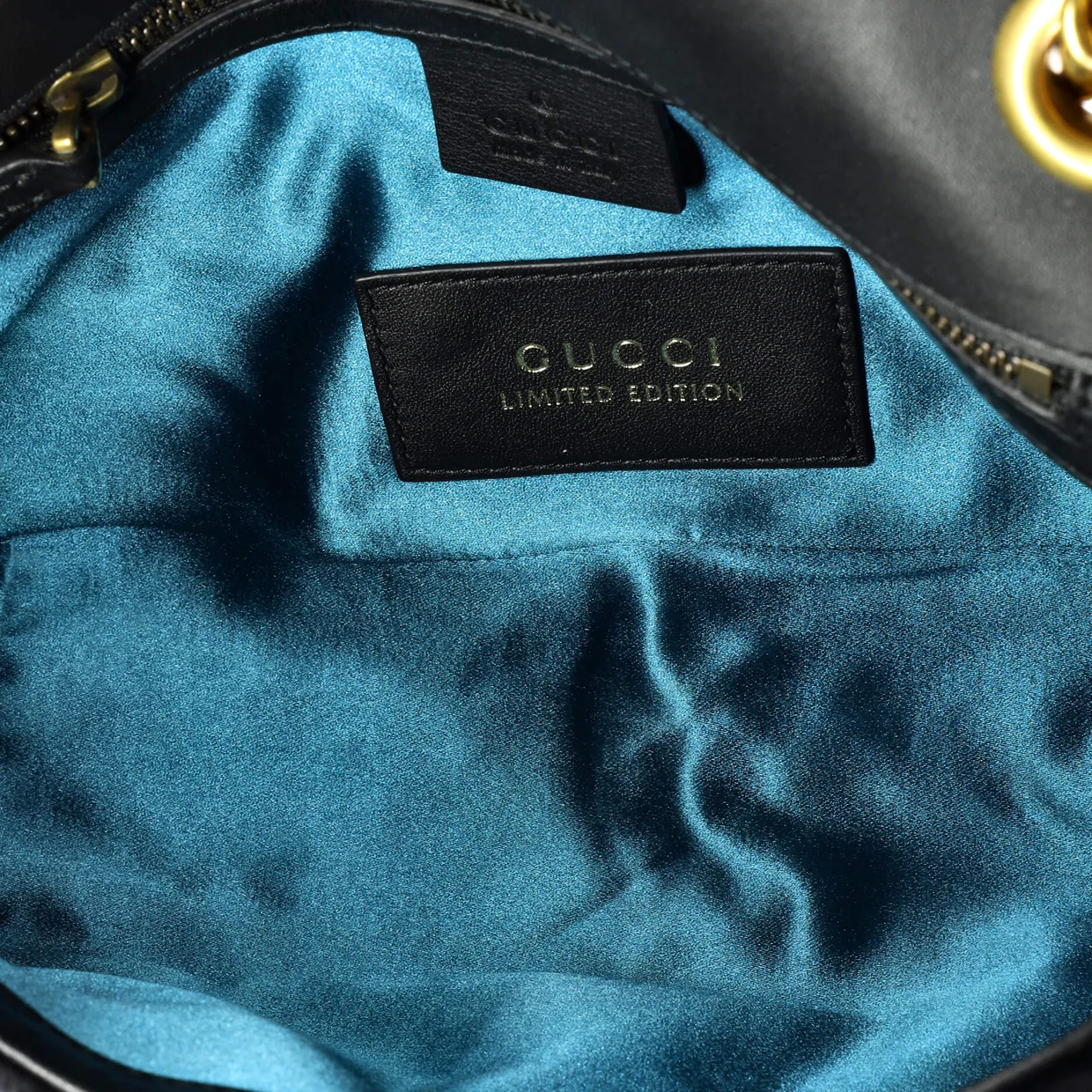 GG Marmont Flap Bag Crystal Embellished Matelasse Velvet Medium - Deep Luxury