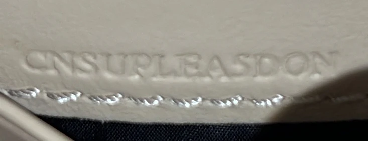 Hannah Envelope Wallet on Strap Leather and House Check Canvas - Deep Luxury