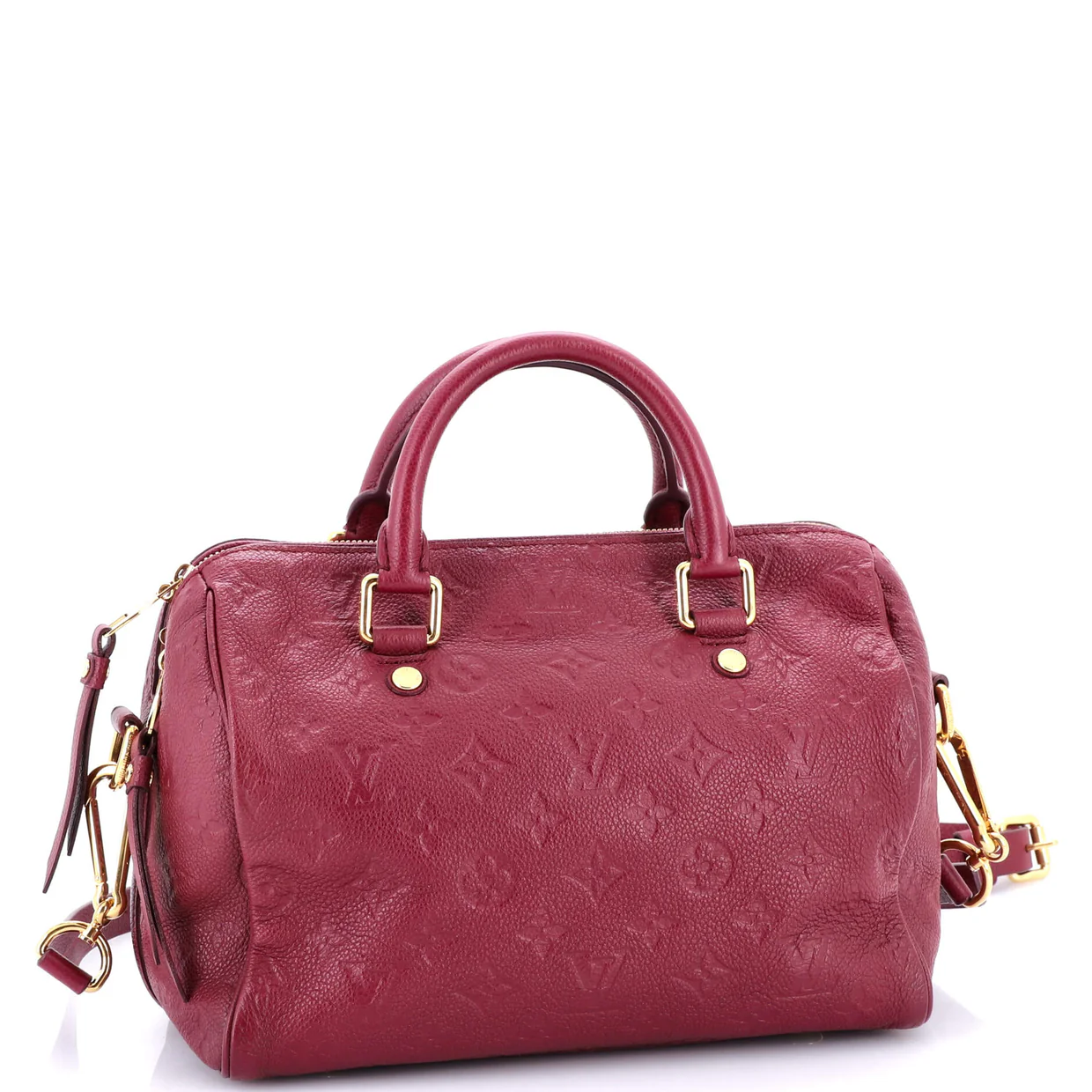 Speedy Bandouliere Bag Monogram Empreinte Leather 25 - Deep Luxury