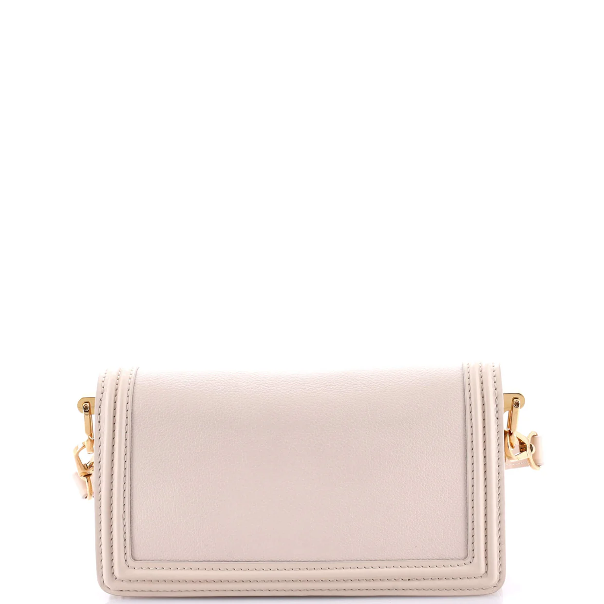 Dauphine Shoulder Bag Leather East West - Deep Luxury