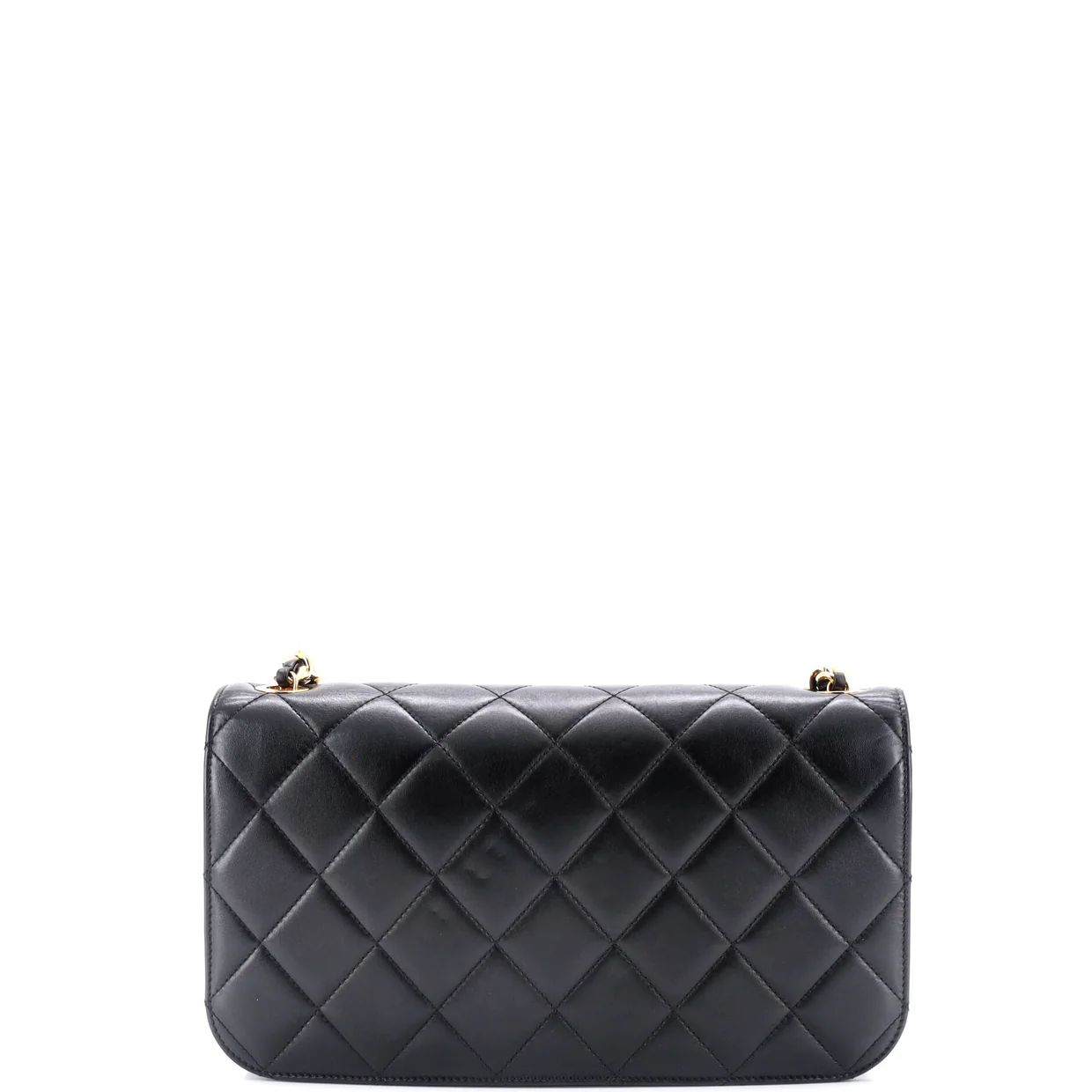 CC Enamel Compartment Chain Shoulder Bag Quilted Lambskin Small - Deep Luxury