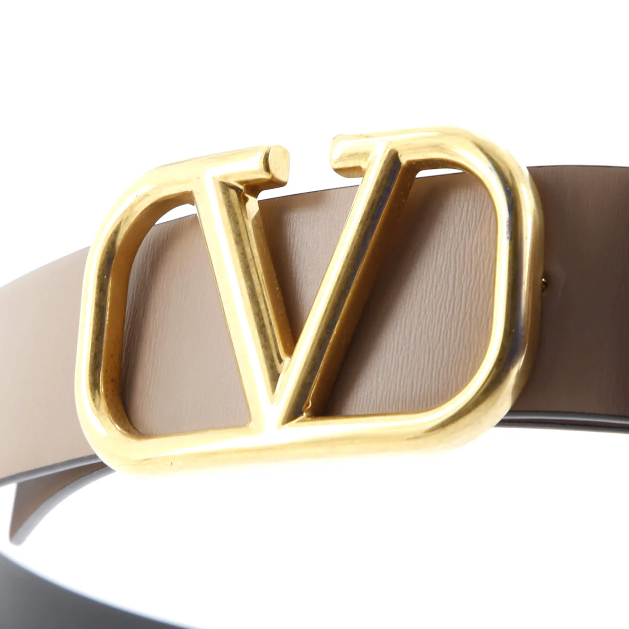 VLogo Reversible Belt Leather Wide - Deep Luxury