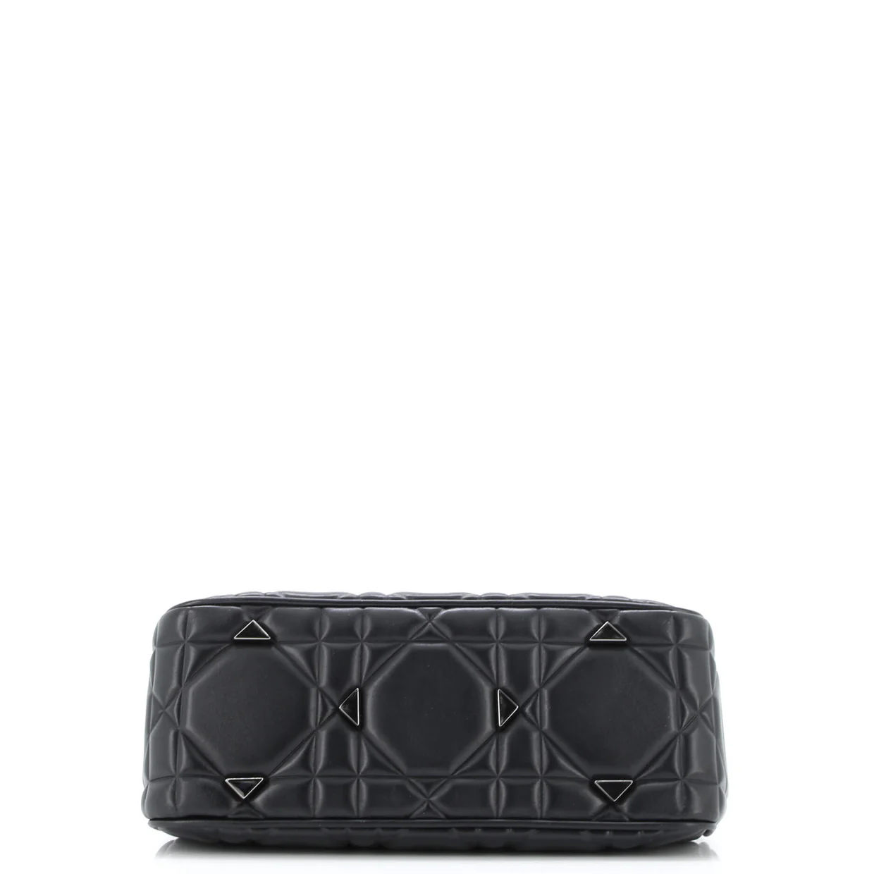 Lady 95.22 Bag Cannage Embossed Leather Medium - Deep Luxury