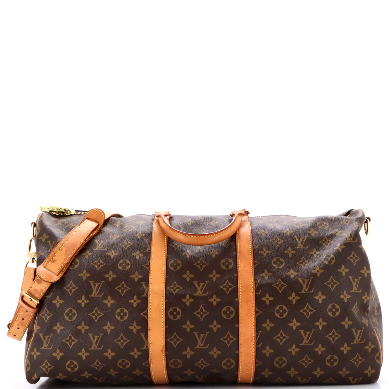 Keepall Bandouliere Bag Monogram Canvas 55 - Deep Luxury