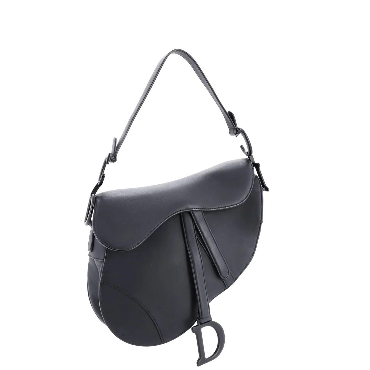 Ultra Matte Saddle Handbag Leather Medium - Deep Luxury