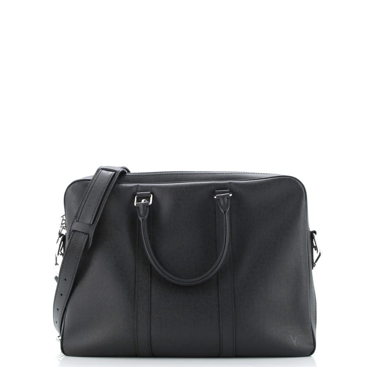 Porte-Documents Voyage Briefcase Taiga Leather PM - Deep Luxury