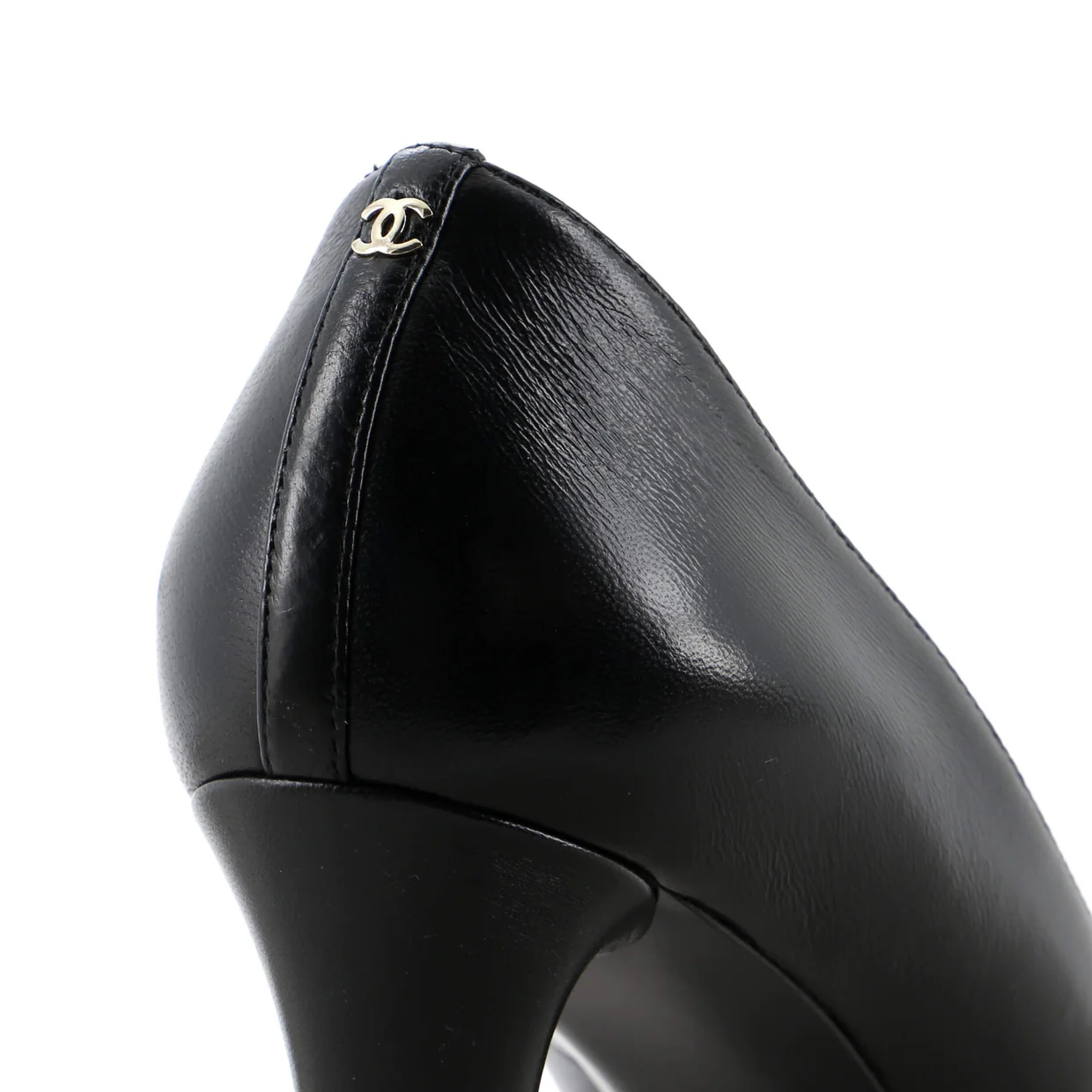 Women's Pearl Bow Cap Toe Pumps Leather with Patent - Deep Luxury
