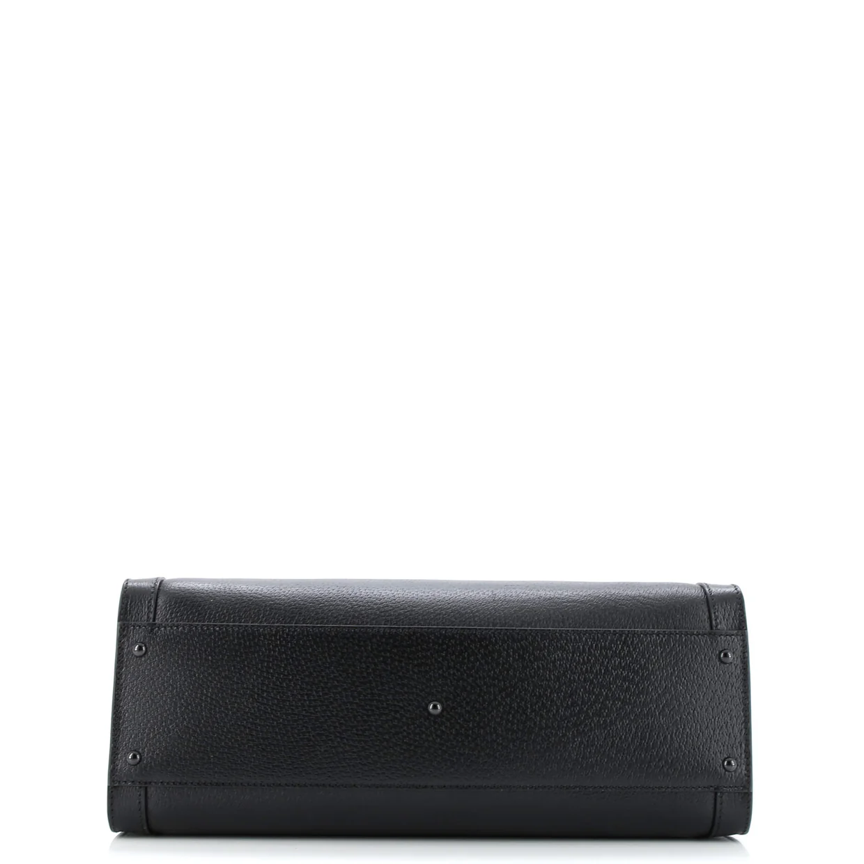 Diana NM Bamboo Handle Tote Leather Large - Deep Luxury