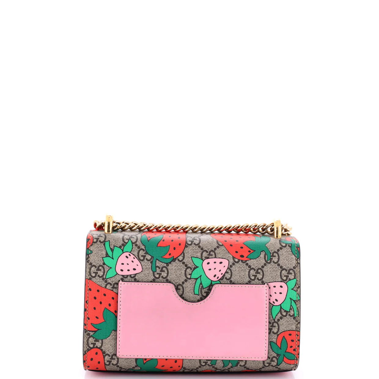 Padlock Shoulder Bag Printed GG Coated Canvas Small - Deep Luxury