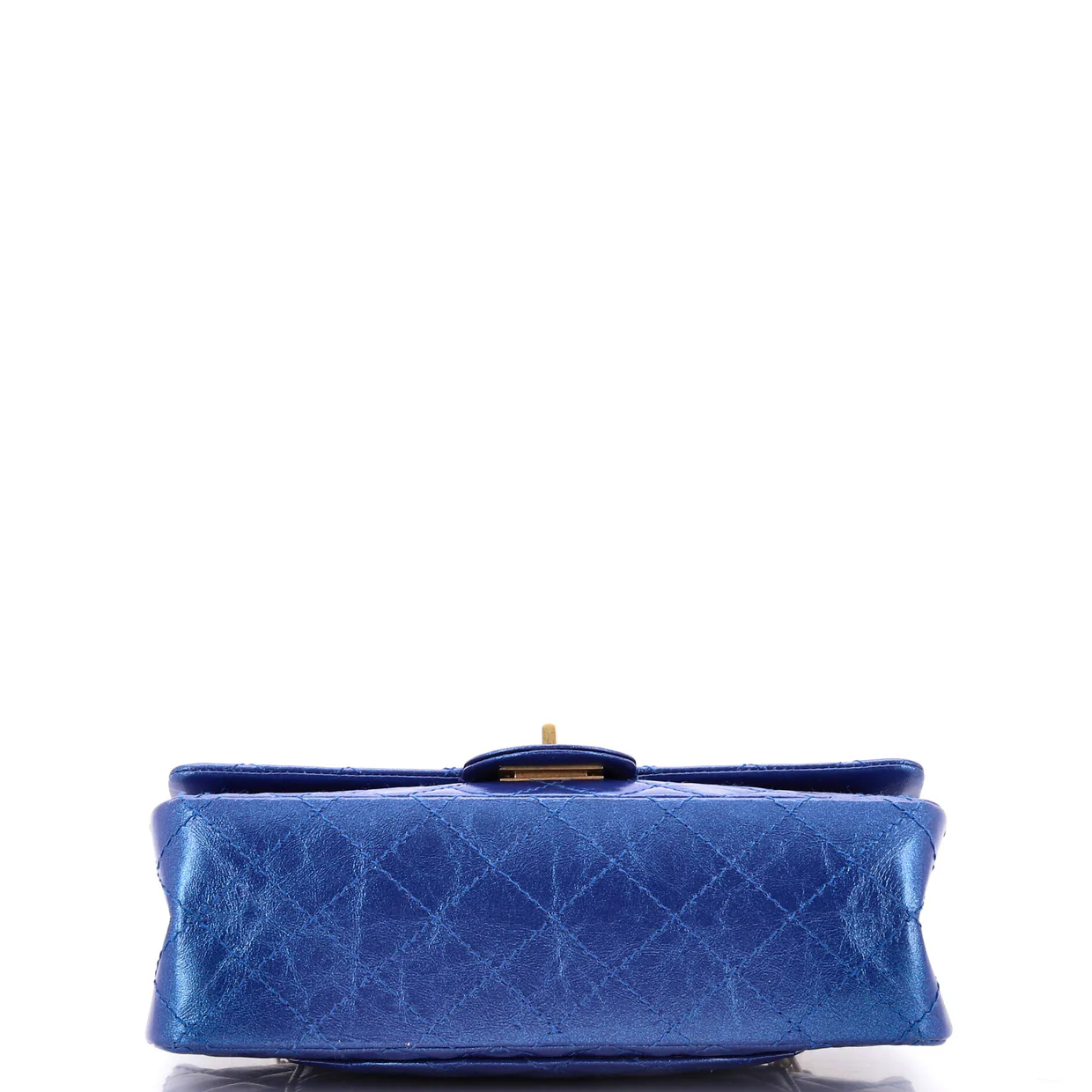 Reissue 2.55 Flap Bag Quilted Metallic Calfskin 225 - Deep Luxury