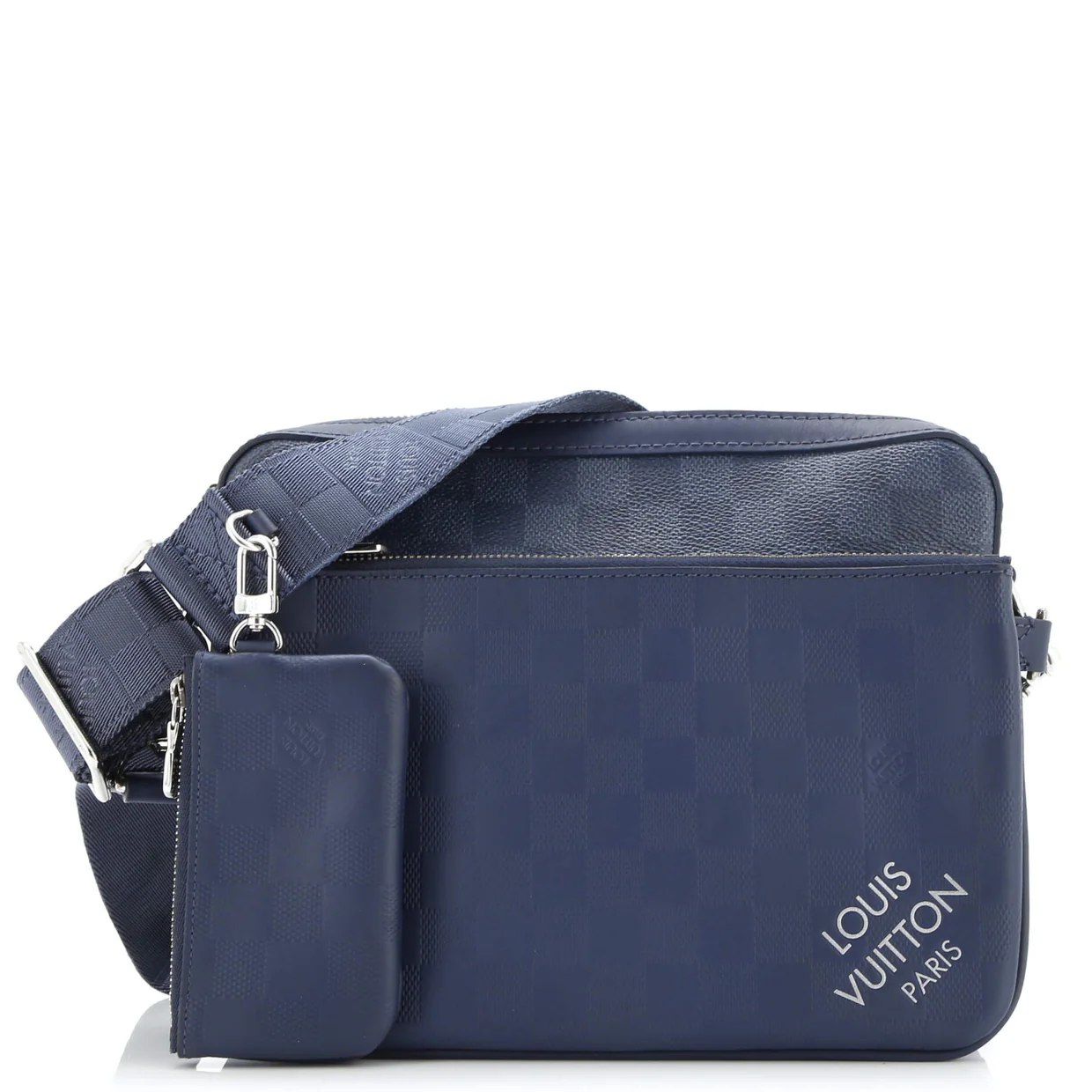 Trio Messenger Bag Damier Infini Leather - Deep Luxury