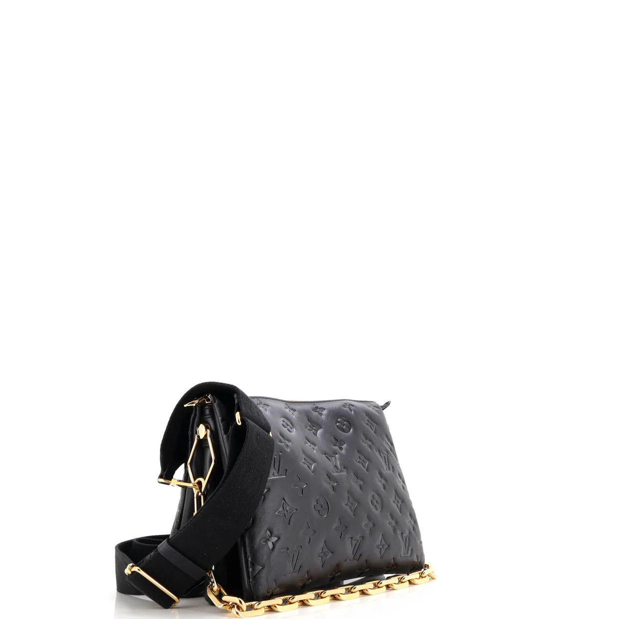 Coussin Bag Monogram Embossed Lambskin PM - Deep Luxury