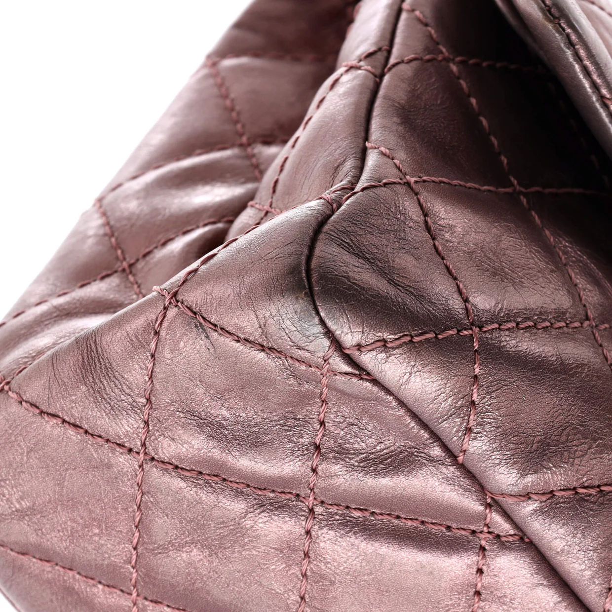Reissue 2.55 Flap Bag Quilted Metallic Aged Calfskin 226 - Deep Luxury