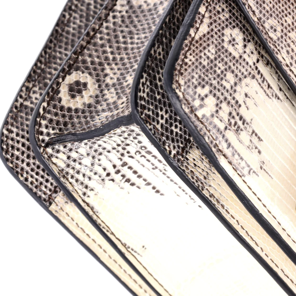 Classic Box Bag Lizard Small - Deep Luxury