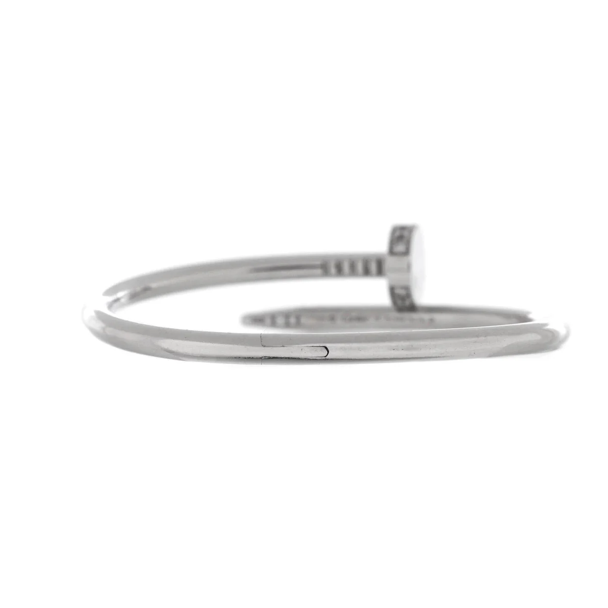 Juste un Clou Bracelet 18K White Gold with Diamonds Classic - Deep Luxury