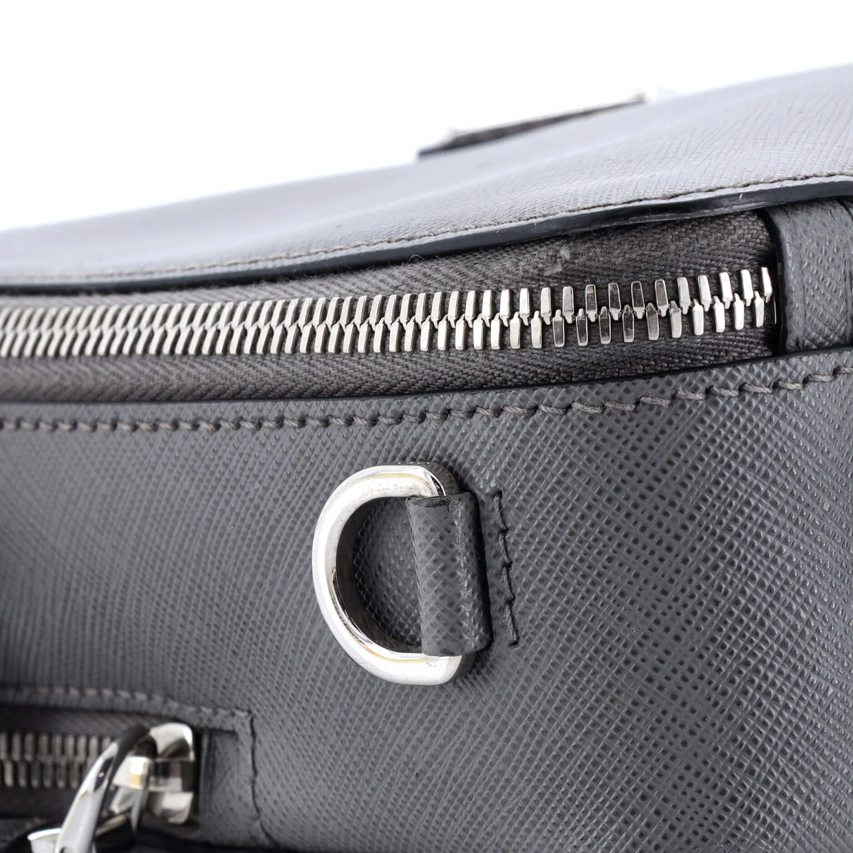 Brique Crossbody Bag Saffiano Leather Small - Deep Luxury
