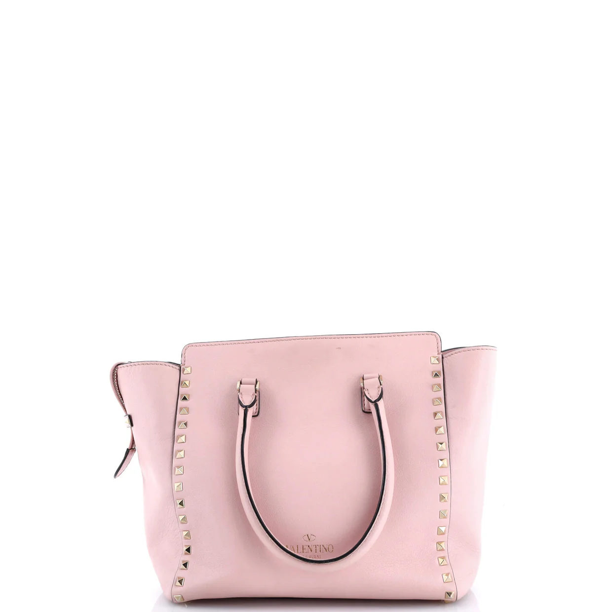 Rockstud Tote Rigid Leather Medium - Deep Luxury