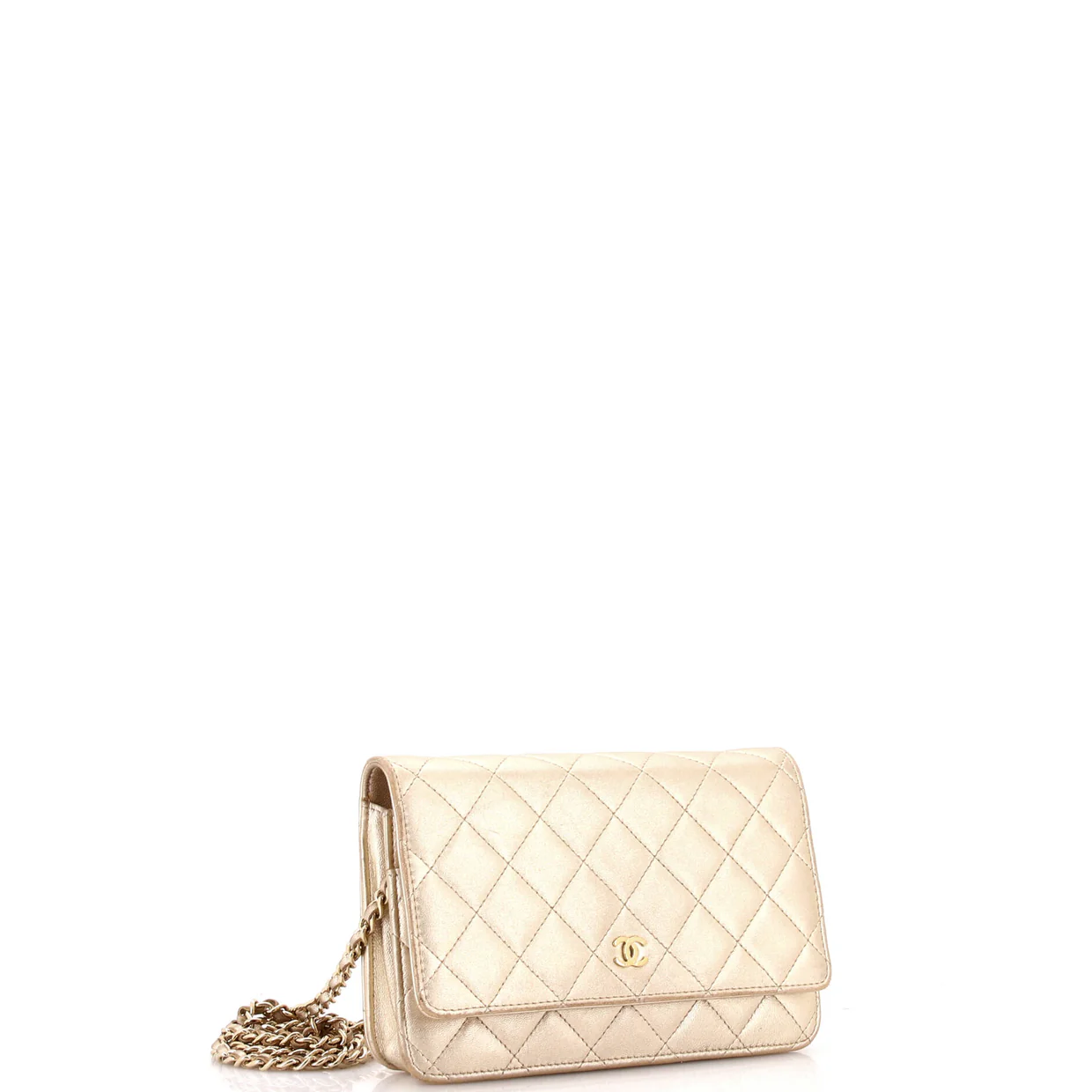 Wallet on Chain Quilted Lambskin - Deep Luxury