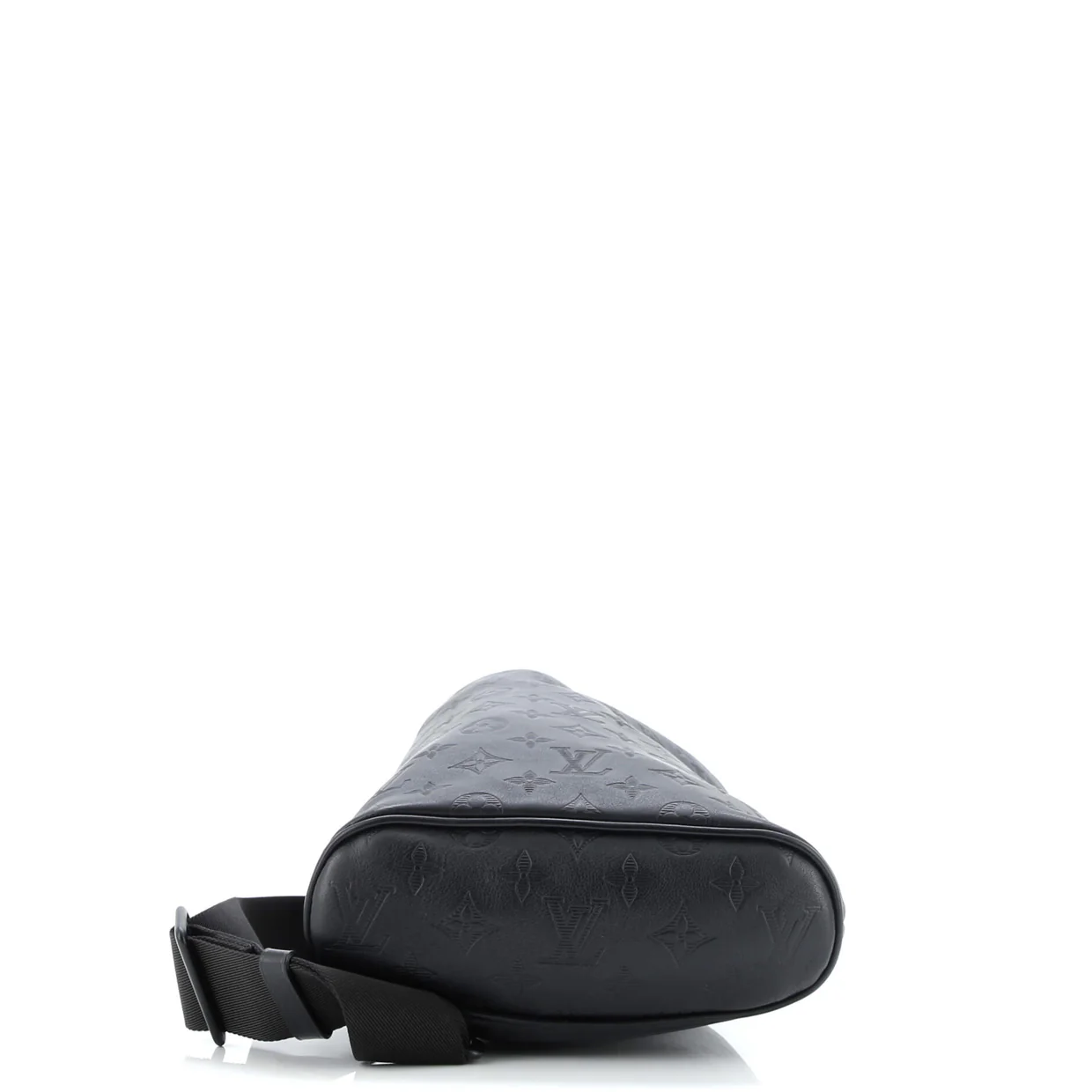 Chalk Sling Bag Monogram Shadow Leather - Deep Luxury