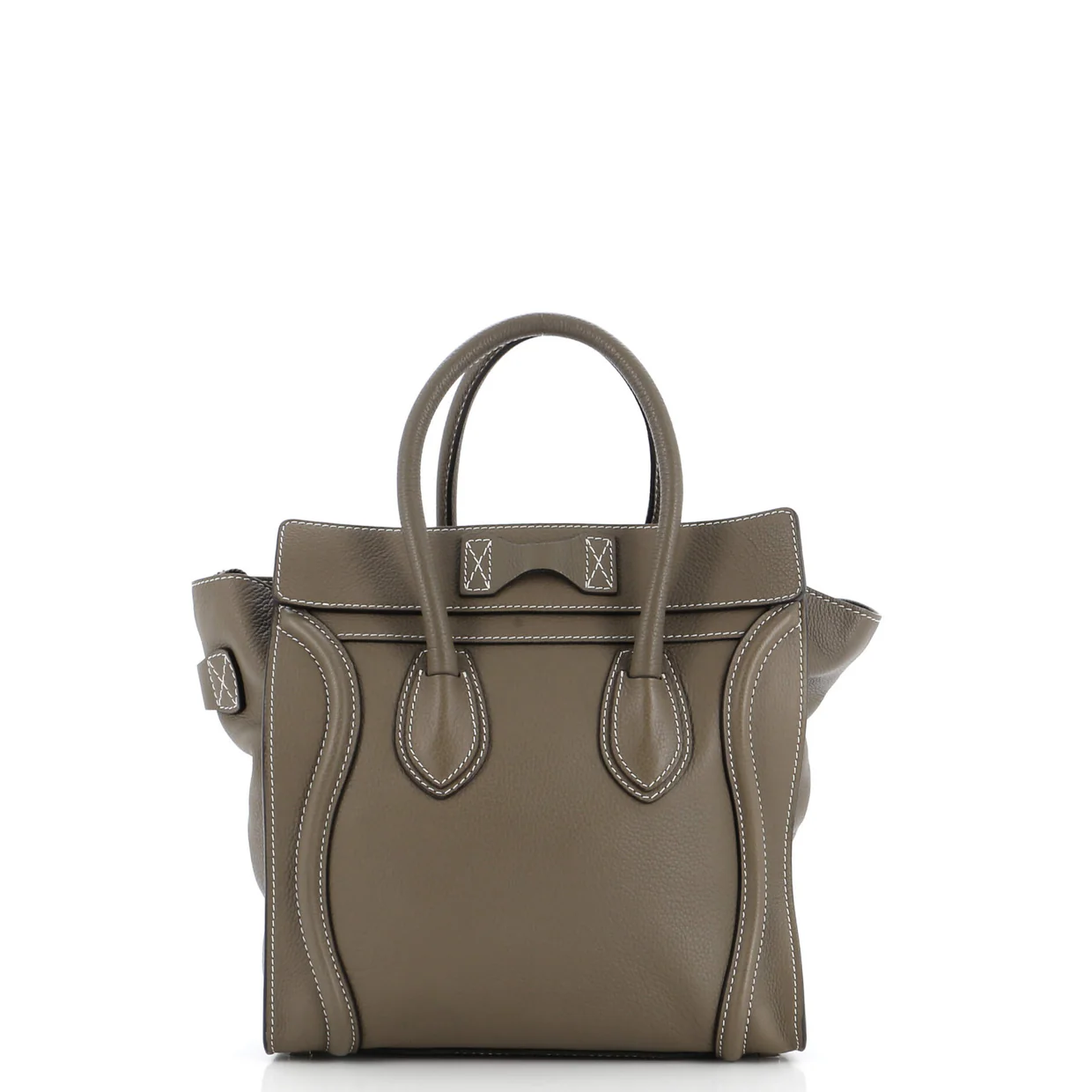 Luggage Bag Grainy Leather Micro - Deep Luxury