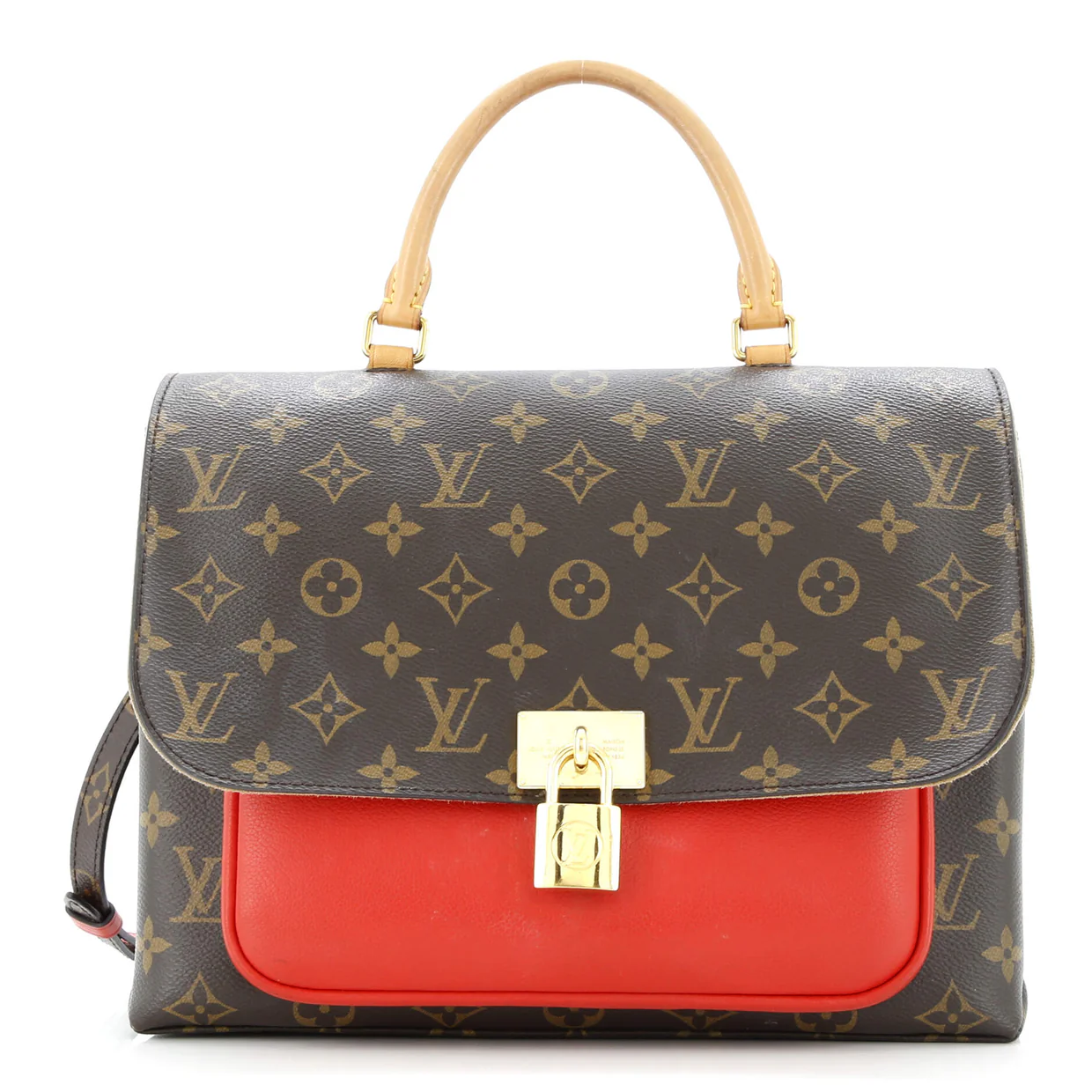 Marignan Handbag Monogram Canvas with Leather - Deep Luxury