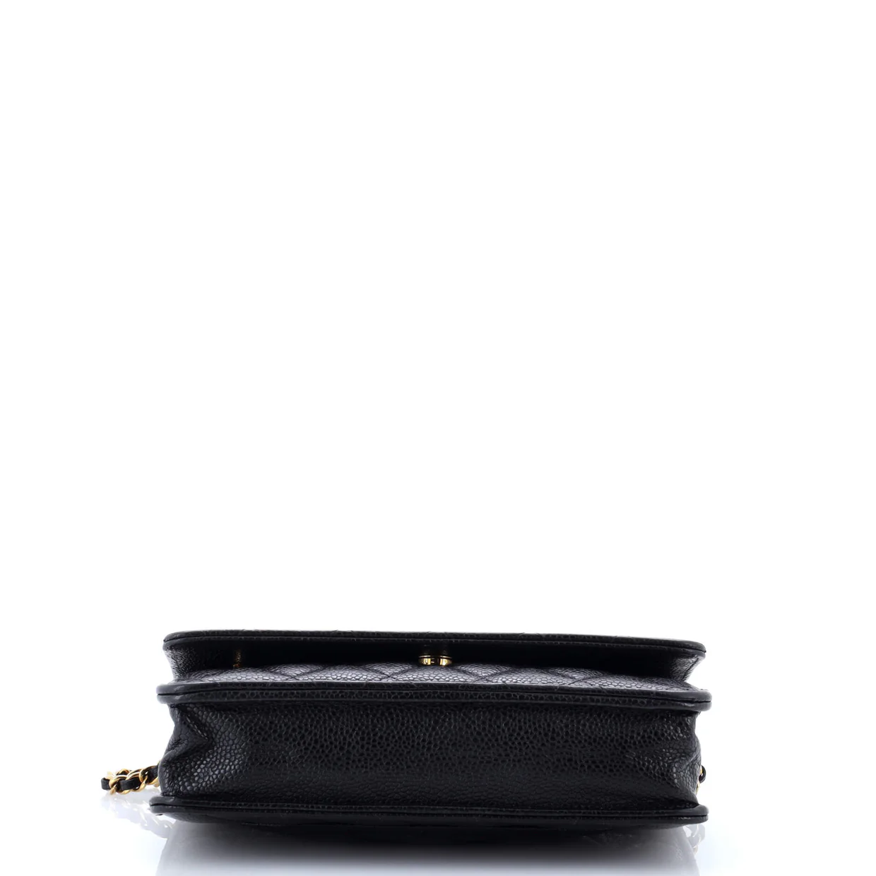 Wallet on Chain Quilted Caviar - Deep Luxury